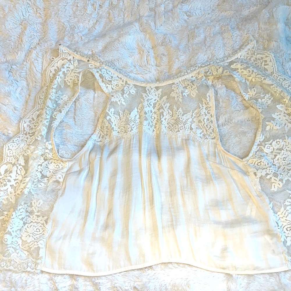 Free People Open Back Crop top
